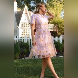 Ivy City Co Penelope Dress – Lilac Floral – Women’s Medium